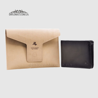 Портмоне мужское VISCONTI MT92 Zanotti  Smoke Grey Burnish Темно Серый  Серый