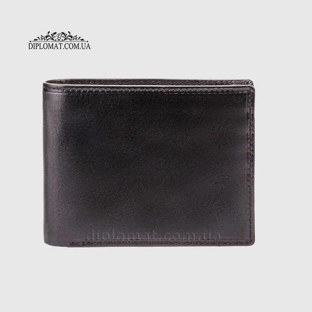 Портмоне мужские VISCONTI MZ4 Lazio  Italian Black Черный  Черный