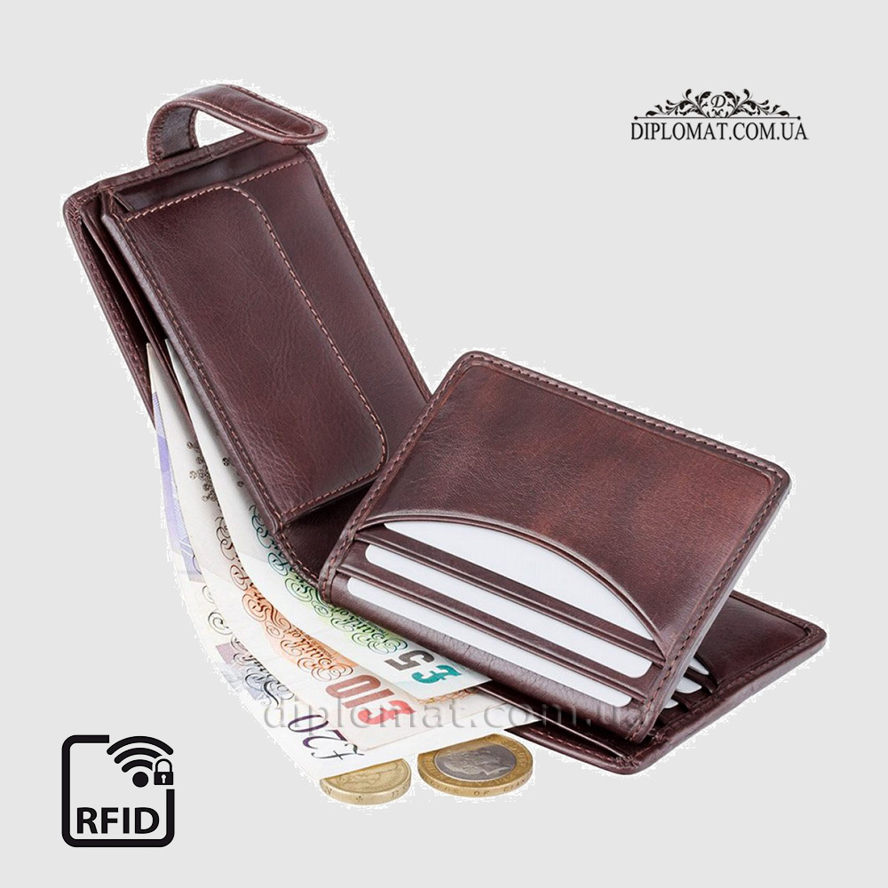 Портмоне мужские VISCONTI TSC48 Filipo  Brown Коричневый Коричневый