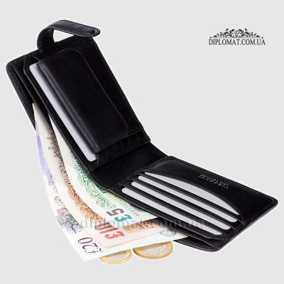 Портмоне мужские VISCONTI TSC47 Riccardo  Black Черный  Черный