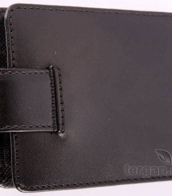 Визитница кожаная TERGAN 1512  для дисконтных карт и чужих визитокSIYAH RUSTIC Черный