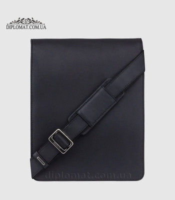Сумка мужская Через плечо VISCONTI 18410 Jasper Кожаная Black