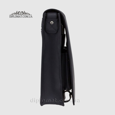 Сумка мужская из натуральной кожи с ремнем Через плечо VISCONTI 18410 Jasper Black Черная