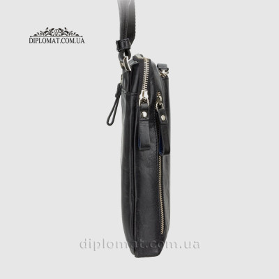 Сумка мужская Кожаная Через плечо VISCONTI ML20 Roy Black Черный