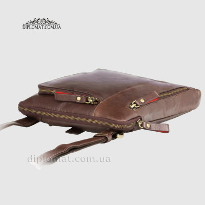 Сумка мужская кожаная Через плечо VISCONTI ML20 Roy Brown Коричневый