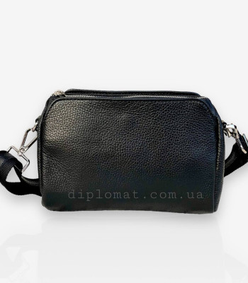 Сумка женская кожаная кросс боди VIRGINIA CONTI 02909 Black Floater