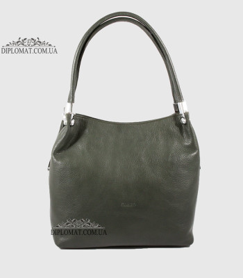 Сумка Женская Кожаная на плечо GUARD 586 GREEN floater