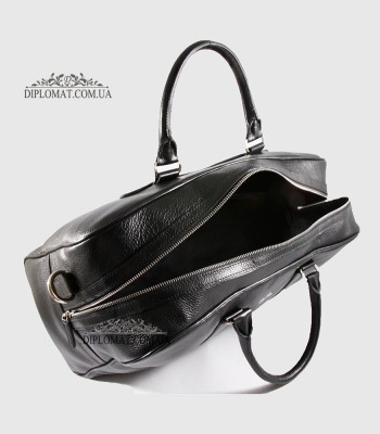 Сумка Дорожная Кожаная GUARD 1814 SIYAH FLOATER Черный