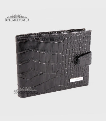 Портмоне мужское KARYA 0411 53 Black Croco