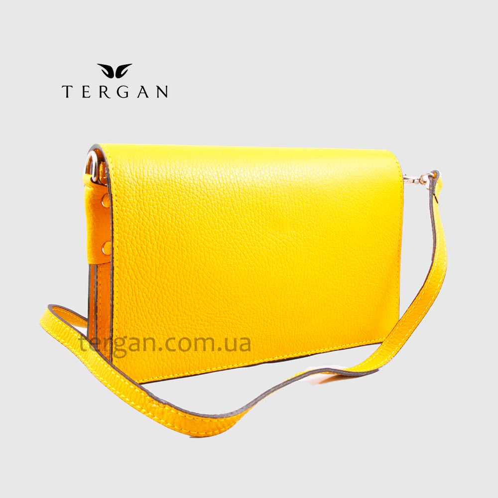 Сумка Женская Кожаная EMANUELA FERRETTI 85510  YELLOW FLOATER Желтый