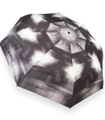 Зонт Автомат Lucky Elephants OB726 Ручка прямая кожаная Материал купола 100% Полиэстер Polyester BLACK/grey