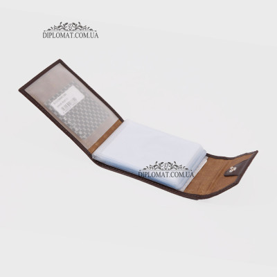 Визитница для дисконтных карт TERGAN 1193  KAHVE RUSTIC Коричневая