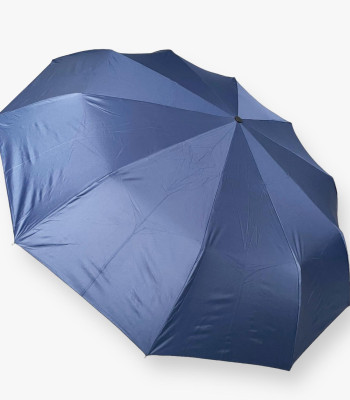Зонт Автомат Lucky Elephants BL611 с деревянной ручкой Pongee D.BLUE