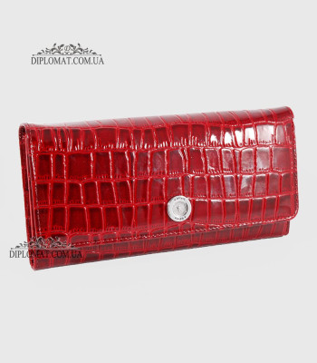 Кошелек женский кожаный на магните KARYA 1146 08 RED
