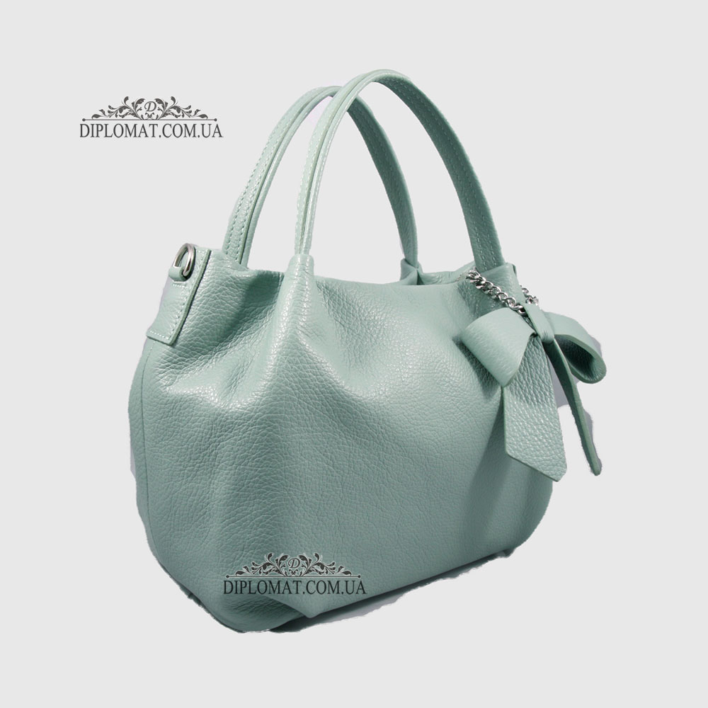 Сумка Женская Кожаная EMANUELA FERRETTI 481  TURKUAZ FLOATER Бирюзовый