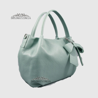 Сумка Женская Кожаная EMANUELA FERRETTI 481  TURKUAZ FLOATER Бирюзовый