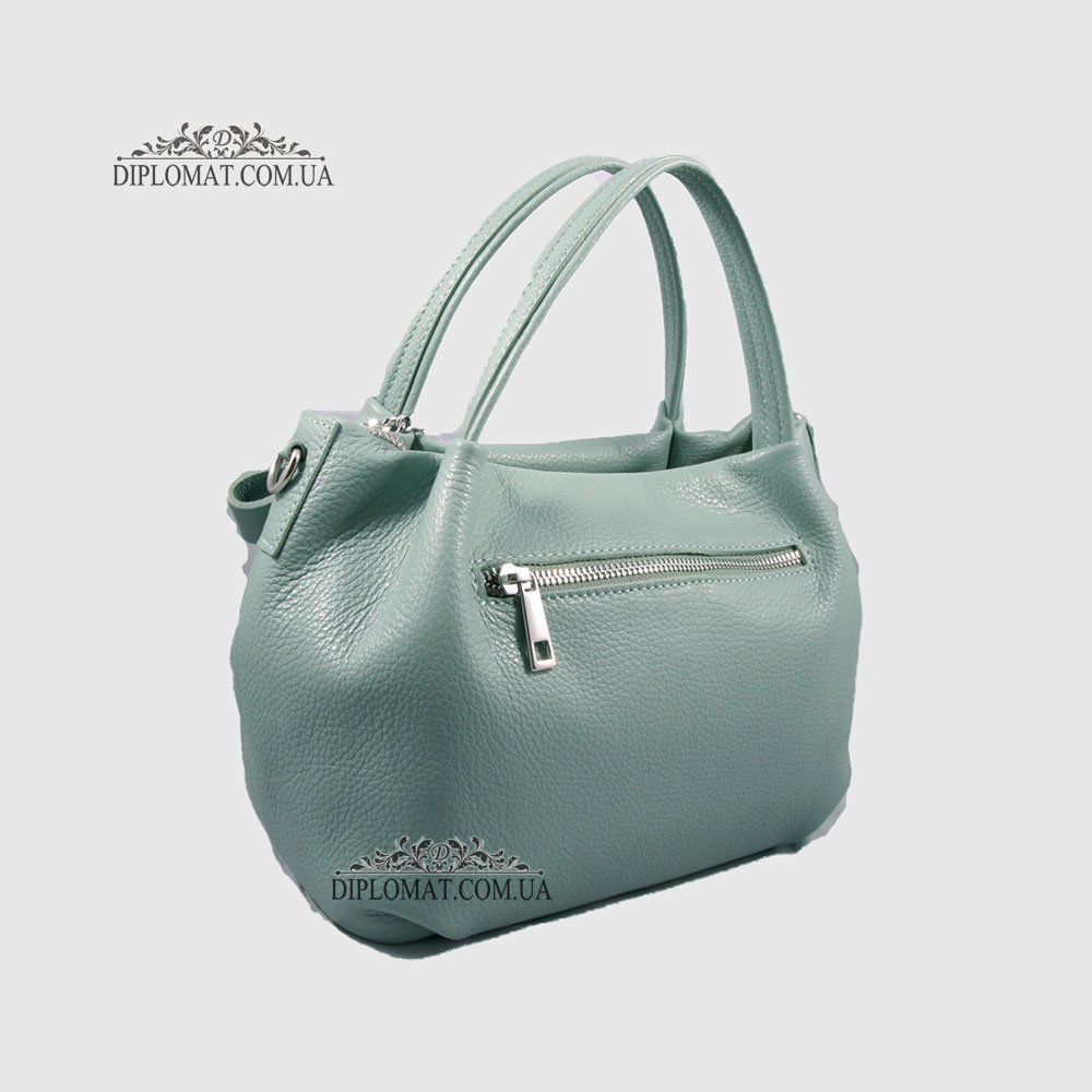 Сумка Женская Кожаная EMANUELA FERRETTI 481  TURKUAZ FLOATER Бирюзовый