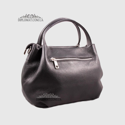 Сумка Женская Кожаная EMANUELA FERRETTI 481241  BLACK floater Черный