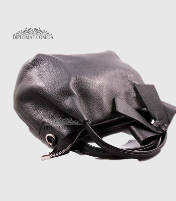 Сумка Женская Кожаная EMANUELA FERRETTI 481241 BLACK floater