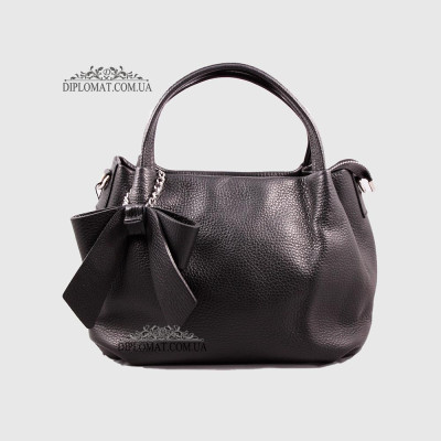 Сумка Женская Кожаная EMANUELA FERRETTI 481241  BLACK floater Черный