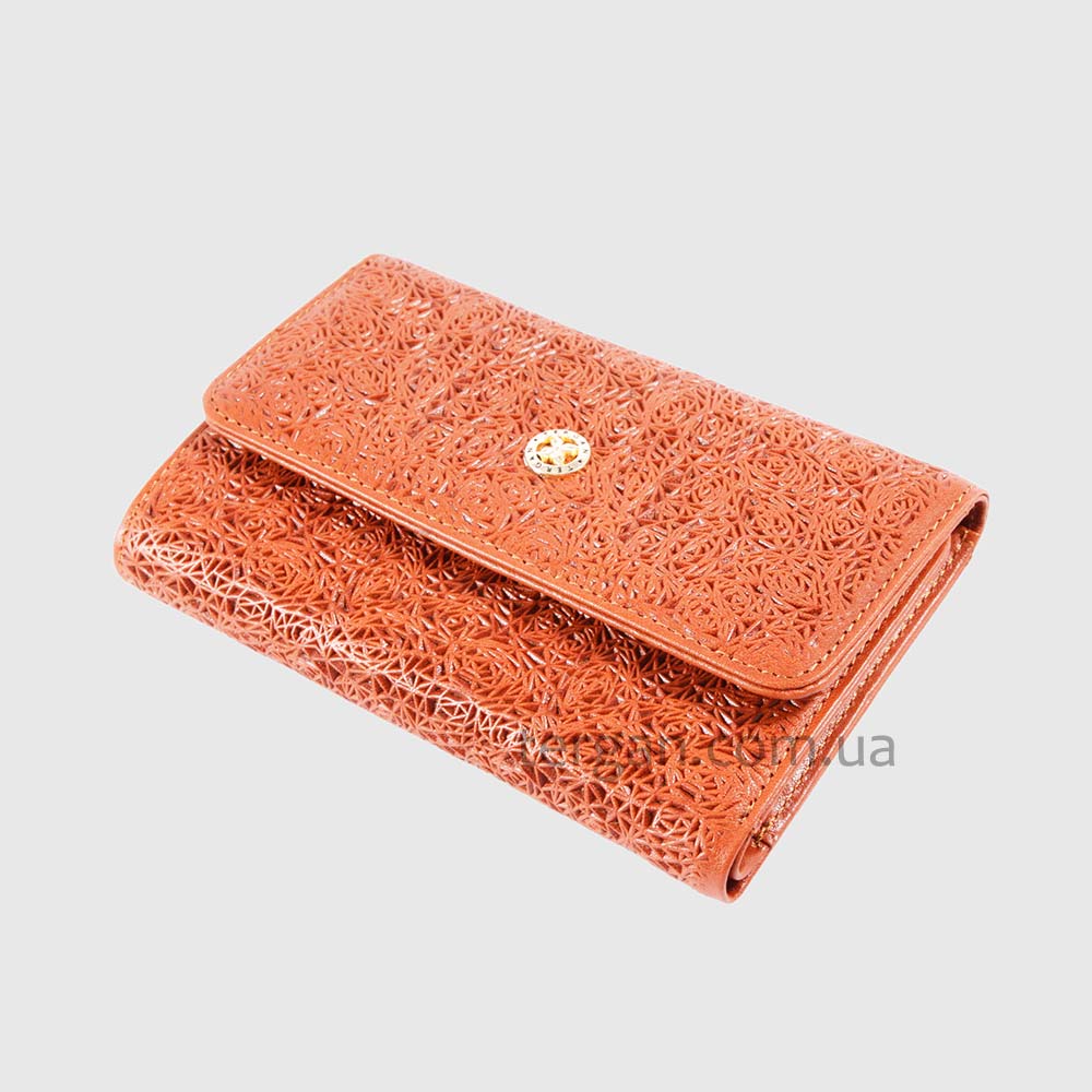 Портмоне женское TERGAN 5788 Кожаное TABA NAPPA Светло-коричневый