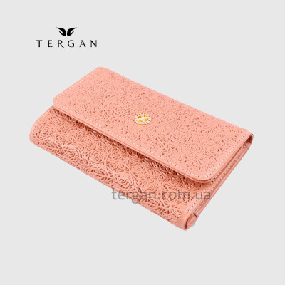 Портмоне женское TERGAN 5788 Кожаное NUDE NAPPA Белый/Бежевый