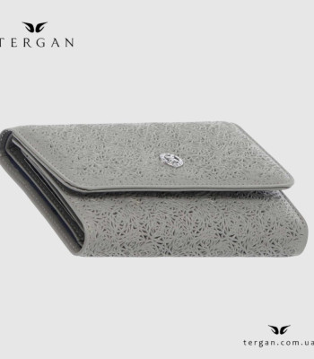 Портмоне женское кожаное TERGAN 5788 ACIK GRI NAPPA