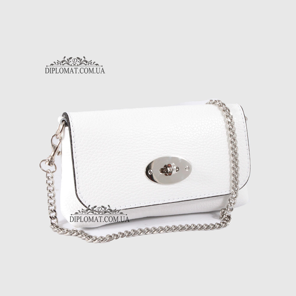 Сумка кросс боди EMANUELA FERRETTI 85351  WHITE floater Белый/Бежевый
