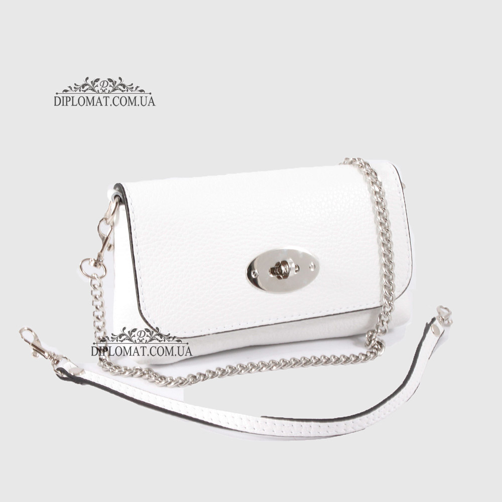 Сумка кросс боди EMANUELA FERRETTI 85351  WHITE floater Белый/Бежевый