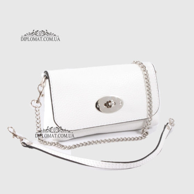 Сумка кросс боди EMANUELA FERRETTI 85351  WHITE floater Белый/Бежевый