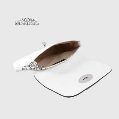 Сумка кросс боди EMANUELA FERRETTI 85351  WHITE floater Белый/Бежевый
