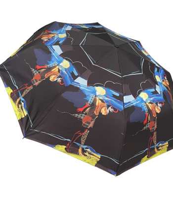 Зонт Автомат Lucky Elephants CB732 Кожаная ручка Polyester COLORFUL