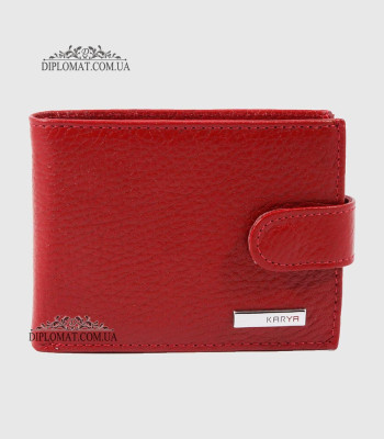 Визитница для дисконтных карт KARYA 398 кожаная 46 RED