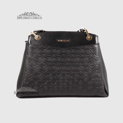 Сумка женская TERGAN 79132  SIYAH NAPPA Черная
