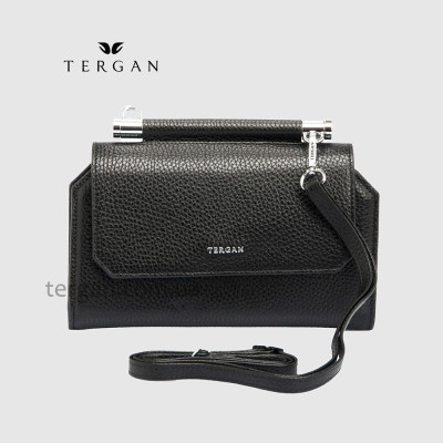 Сумка Женская Кожаная TERGAN 5806  SIYAH FLOATER Черный