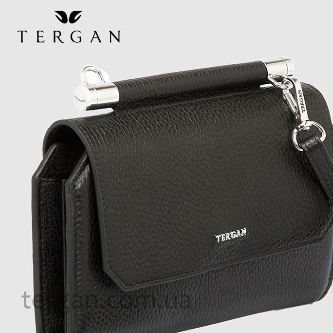 Сумка Женская Кожаная TERGAN 5806  SIYAH FLOATER Черный