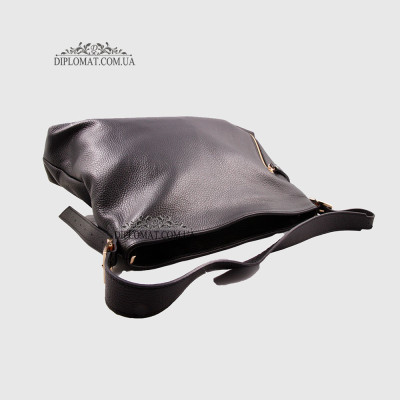 Сумка Женская Кожаная EMANUELA FERRETTI 85593  BLACK floater Черный