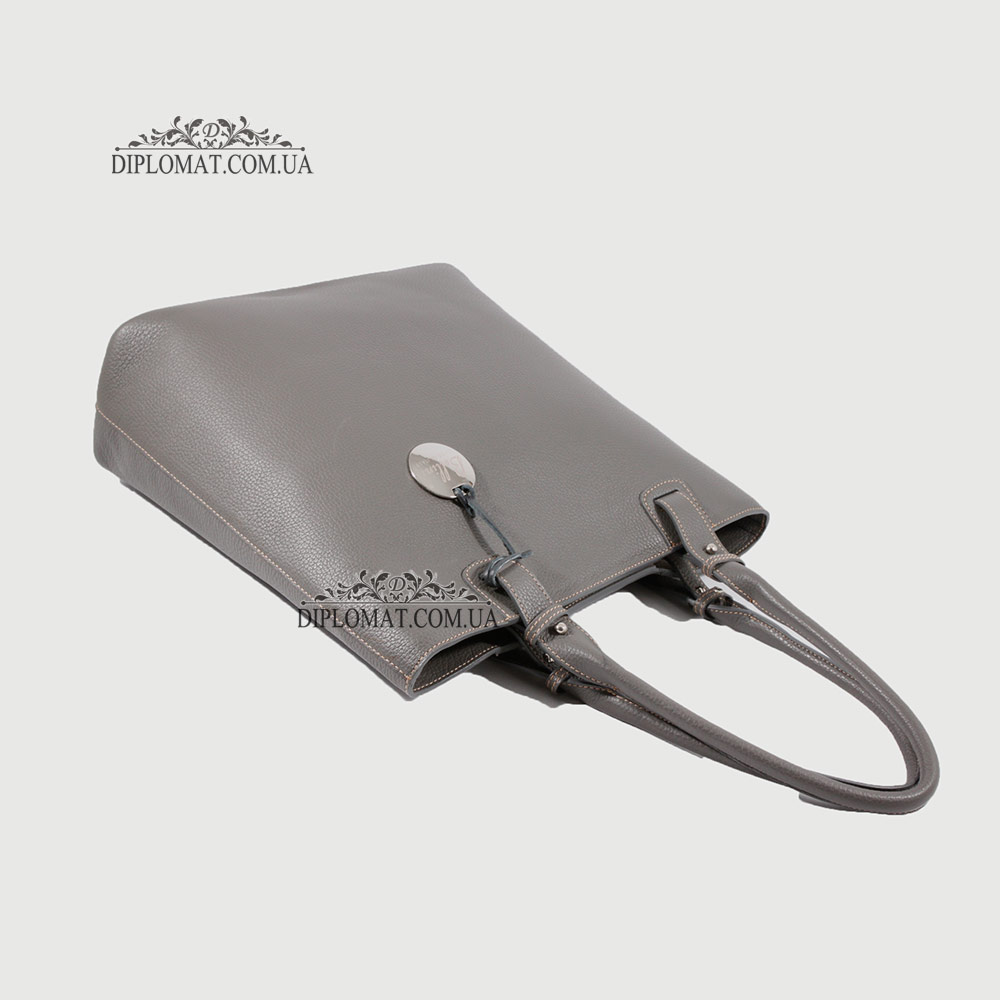 Сумка Женская Кожаная Большая на руку BELLINI Follonica 5840  NAVY BLUE floater Синий