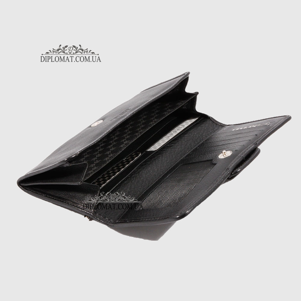 Кошелек женский из натуральной кожи TERGAN 5715  1 Черный