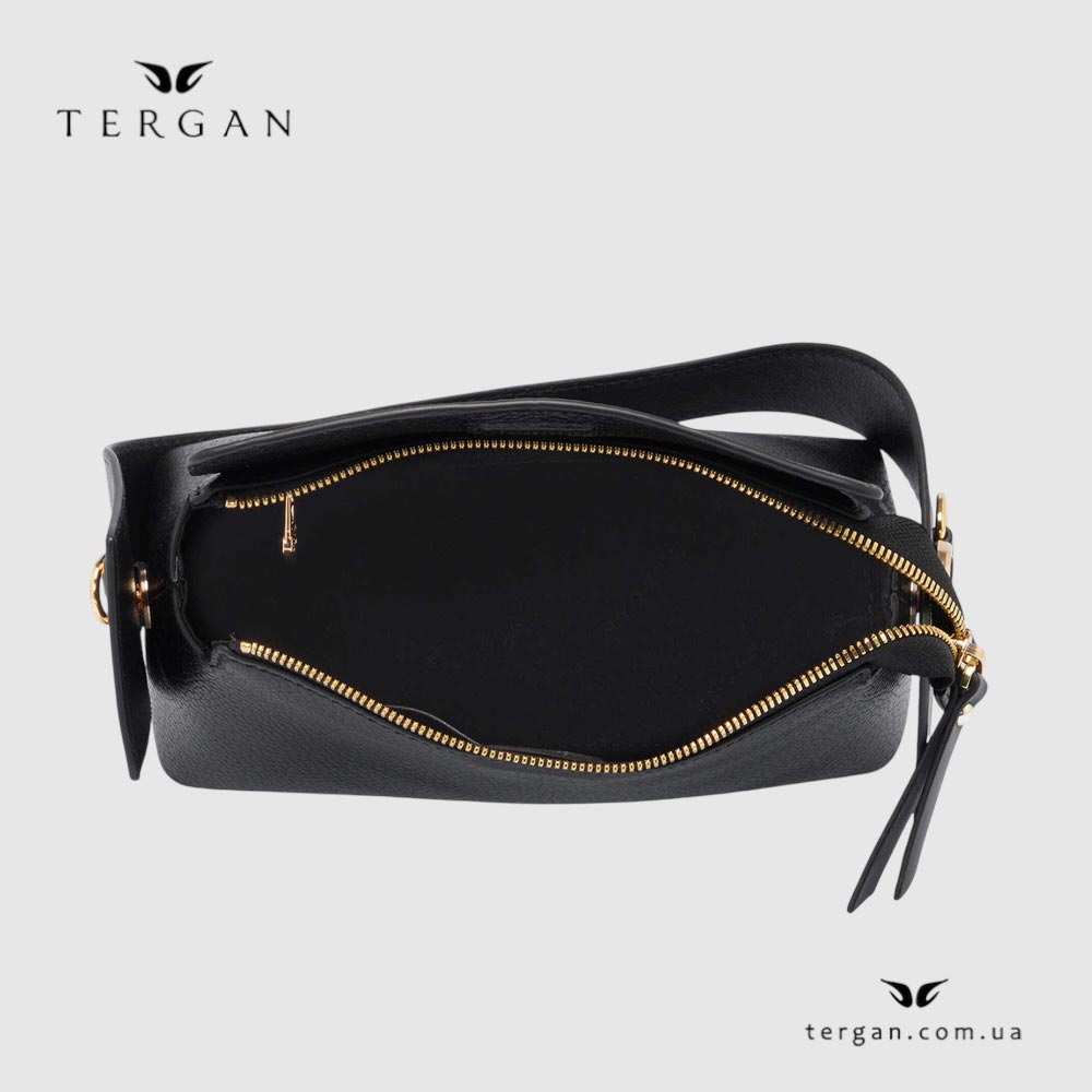 Сумка Женская Кожаная TERGAN 80348  SIYAH FLOATER Черный