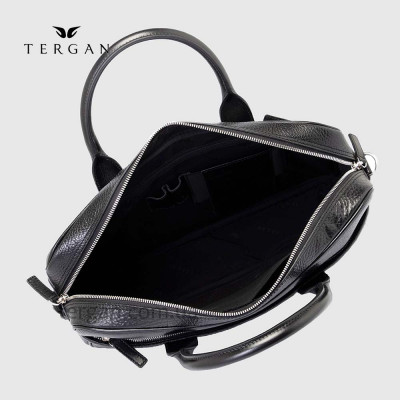 Портфель мужской TERGAN 21429  SIYAH BRIC / SIYAH RUSTIC Черный