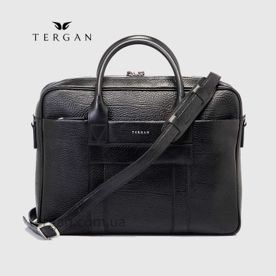 Портфель мужской TERGAN 21429  SIYAH BRIC / SIYAH RUSTIC Черный