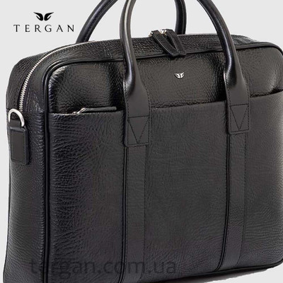 Портфель мужской TERGAN 21429  SIYAH BRIC / SIYAH RUSTIC Черный