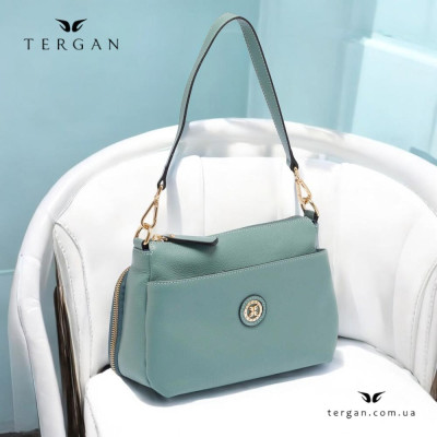 Сумка Женская Кожаная TERGAN 78872  MINT ARSEL Бирюзовый
