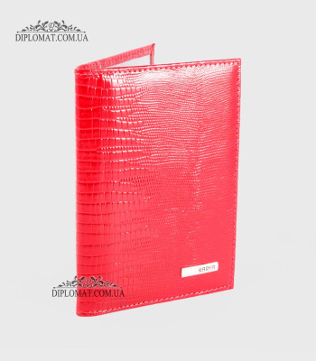 Обложка для автодокуменов KARYA 0428 074 Red Lack