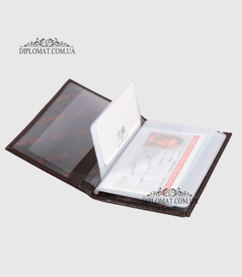 Обложка для автодокуменов KARYA 0428 39 Brown