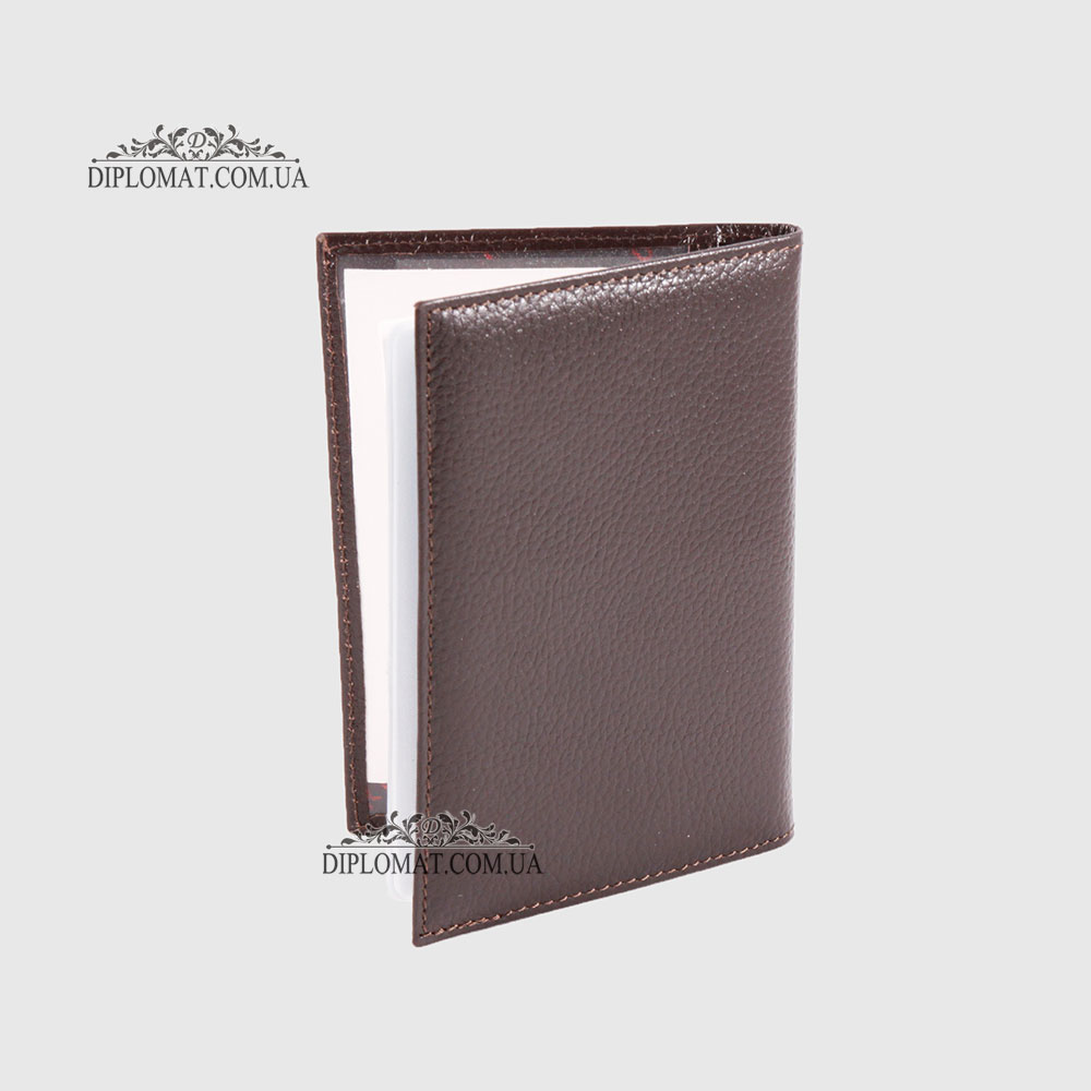 Обложка для автодокуменов KARYA 0428  39 Brown Коричневый