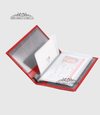 Обложка для автодокуменов KARYA 0428 46 RED