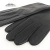 Перчатки мужские с кожи Лайка PAIDI M20-232-2 Черные с махровым утеплителем LAMB BLACK Размеры  11-13