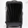 Чемодан Средний на колесах Пластиковый KARYA Suitcase MIDLE Polycarbonate lack BLACK